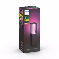 Philips Hue White and Color ambiance Grande borne d'éclairage extérieure Impress - Vue supplémentaire 5