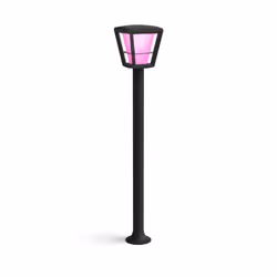 Philips Hue White and Color ambiance Lampadaire extérieur Econic, Piedestal extérieur/Lampadaire, Noir, LED, Ampoule(s) non r ...