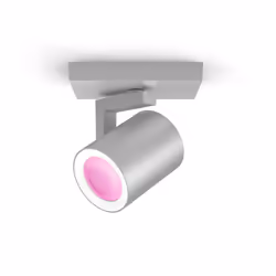 Philips Hue White and Color ambiance Spot unique Argenta, Éclairage de plafond intelligent, Aluminium, Bluetooth, LED, GU10,  ...