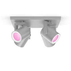 Philips Hue White and Color ambiance Spot quadruple Argenta