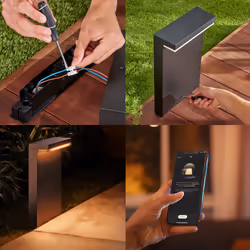 Philips Hue White and Color ambiance Borne d'éclairage extérieure Nyro - Vue supplémentaire 7