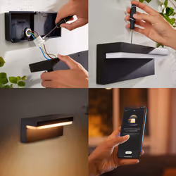 Philips Hue White and Color ambiance Applique murale extérieure Nyro - Vue supplémentaire 8