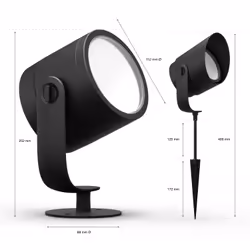 Philips Hue White and Color ambiance Spot extérieur Lily XL - Vue supplémentaire 6