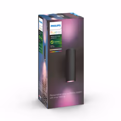 Philips Hue White and Color Ambiance Applique Murale Extérieure Appear Noir LED - Vue supplémentaire 4