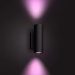 Philips Hue White and Color Ambiance Applique Murale Extérieure Appear Noir LED - Vue supplémentaire 5