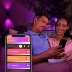 Philips Hue White and Color Ambiance Applique Murale Extérieure Appear Noir LED - Vue supplémentaire 8
