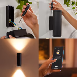 Philips Hue White and Color Ambiance Applique Murale Extérieure Appear Noir LED - Vue supplémentaire 9