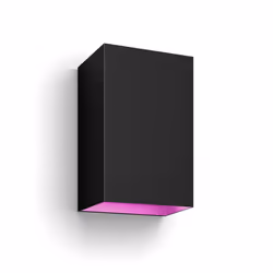 Philips Hue White and Color ambiance Applique murale extérieure Resonate, Éclairage mural extérieur, Noir, LED, Ampoule(s) no ...