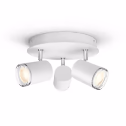 Philips Hue White ambiance Plafonnier à spot salle de bain Adore, Éclairage de plafond intelligent, Blanc, Bluetooth/Zigbee, ...