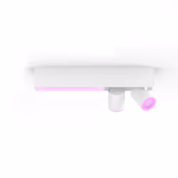 Philips Hue White and Color ambiance Plafonnier Centris 2 spots, Spot d'éclairage intelligent, Bluetooth/Zigbee, Blanc, LED, ...