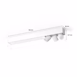 Philips Hue White and Color ambiance Plafonnier Centris 3 spots
