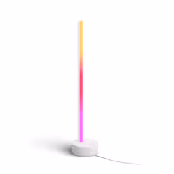 Philips Hue White and Color ambiance Lampe à poser Gradient Signe, Lampe de table intelligente, Bluetooth, Blanc, LED, Ampoul ...