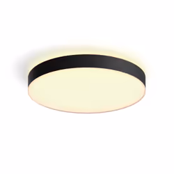 Philips Hue White ambiance Plafonnier de grande taille Enrave, Éclairage de plafond intelligent, Bluetooth, Noir, LED, Ampoul ...