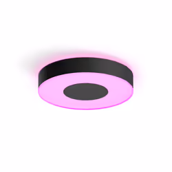Philips Hue White and Color ambiance Plafonnier moyen Infuse, Éclairage de plafond intelligent, Bluetooth, Noir, LED, Ampoule ...