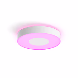 Philips Hue White and Color ambiance Plafonnier moyen Xamento, Éclairage de plafond intelligent, Blanc, Bluetooth, LED, Ampou ...