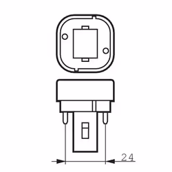 Philips CorePro LED PLC 8.5W ampoule LED 8,5 W G24d-3