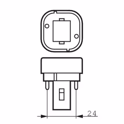Philips CorePro LED PLC 6.5W energy-saving lamp 6,5 W G24d-2