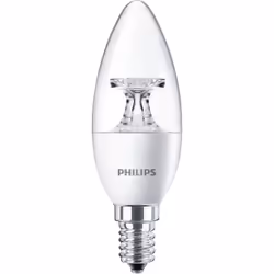 Philips Flamme 8718696543382, 5,5 W, 40 W, E14, 520 lm, 15000 h, Blanc froid