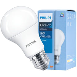 Ampoule led E27 A60 4,9W = 40W 470lm 6500K Froid 200° Philips