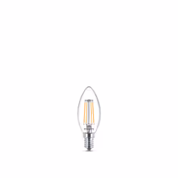 Philips Flamme et lustre, 4 W, 40 W, E14, 470 lm, 15000 h, Blanc chaud
