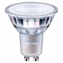 Philips Master LEDspot MV, 4,9 W, 50 W, GU10, 355 lm, 25000 h, Blanc chaud