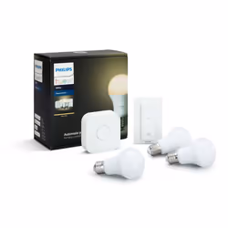 Philips Hue White 3 x E27 bulb Warm white light Starter kit E27 - Vue supplémentaire 4