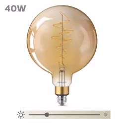 Philips Ampoule (à intensité variable), 6,5 W, 40 W, E27, 450 lm, 15000 h, Flame