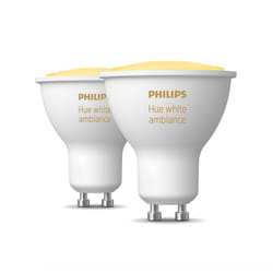 Philips Hue White ambiance Pack de 2 GU10