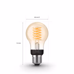 Philips Hue White Pack de 1 A60 E27 Filament Standard - Vue supplémentaire 5