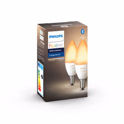 Philips Hue White ambiance Pack de 2 E14