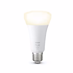 Philips Hue White A67 - Ampoule connectée E27 - 1600, Ampoule intelligente, Blanc, Bluetooth/Zigbee, LED, E27, Lumière blanch ...