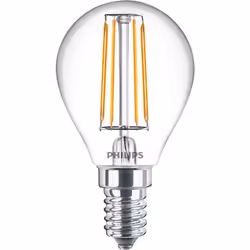 Philips Flamme et lustre, 4,3 W, 40 W, E14, 470 lm, 15000 h, Blanc froid
