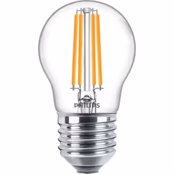 Philips Flamme et lustre, 6,5 W, 60 W, E27, 806 lm, 15000 h, Blanc chaud