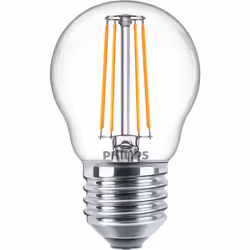Philips Flamme et lustre, 4,3 W, 40 W, E27, 470 lm, 15000 h, Blanc chaud