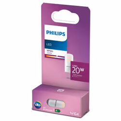 Philips Capsule, 1,8 W, 20 W, G4, 215 lm, 15000 h, Blanc