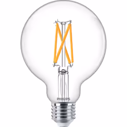 Philips Ampoule (à intensité variable), 7 W, 60 W, E27, 806 lm, 15000 h, Éclat chaleureux