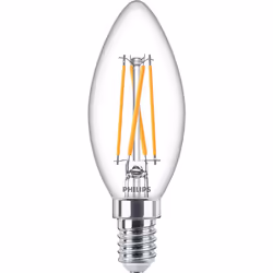 Philips Flamme (à intensité variable), 3,2 W, 25 W, E14, 250 lm, 15000 h, Blanc chaud