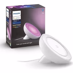 Philips Hue White and Color ambiance Lampe à poser Bloom, Lampe de table intelligente, ZigBee, Blanc, LED intégrée, Ampoule(s ...
