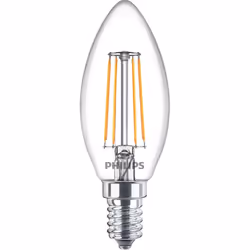 Philips 8718699777791, 4,3 W, 40 W, E14, 470 lm, 15000 h, Blanc chaud