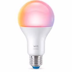 WiZ Ampoule 100W A67 E27, Ampoule intelligente, Wi-Fi, Blanc, E27, Multicolore, 2200 K