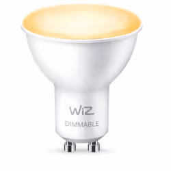 WiZ Spot 50W PAR16 GU10, Ampoule intelligente, Wi-Fi, Blanc, GU10, Lumière blanche douce, 2700 K
