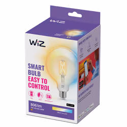 WiZ Ampoule à filament transparente 60W G125 E27