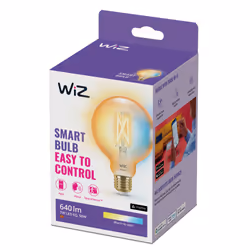 WiZ Ampoule ambre à filament 50W G95 E27