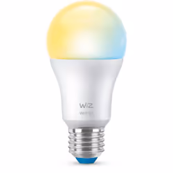 WiZ Ampoule 60W A60 E27, Ampoule intelligente, Wi-Fi, Blanc, E27, Multicolore, 2700 K