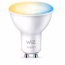 WiZ Spot 50W PAR16 GU10, Ampoule intelligente, Wi-Fi, Blanc, GU10, Multicolore, 2700 K