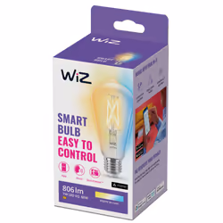 WiZ Ampoule transparente à filament 60 W ST64 E27