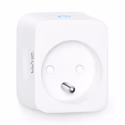 WiZ Prise intelligente, Sans fil, Wi-Fi, Intérieure, Blanc, Maison, Plastique