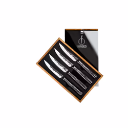 Forged Brute, Jeu de couteaux, Acier, Acier, Noir, Noir, 11,5 cm