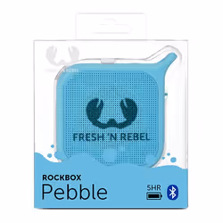 Fresh 'n Rebel Rockbox Pebble Enceinte portable mono Bleu