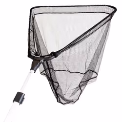 Épuisette Télescopique - X2 - 50x50x220cm - Pliable - Extensible jusquà 220cm - Pour Pêche au Blanc